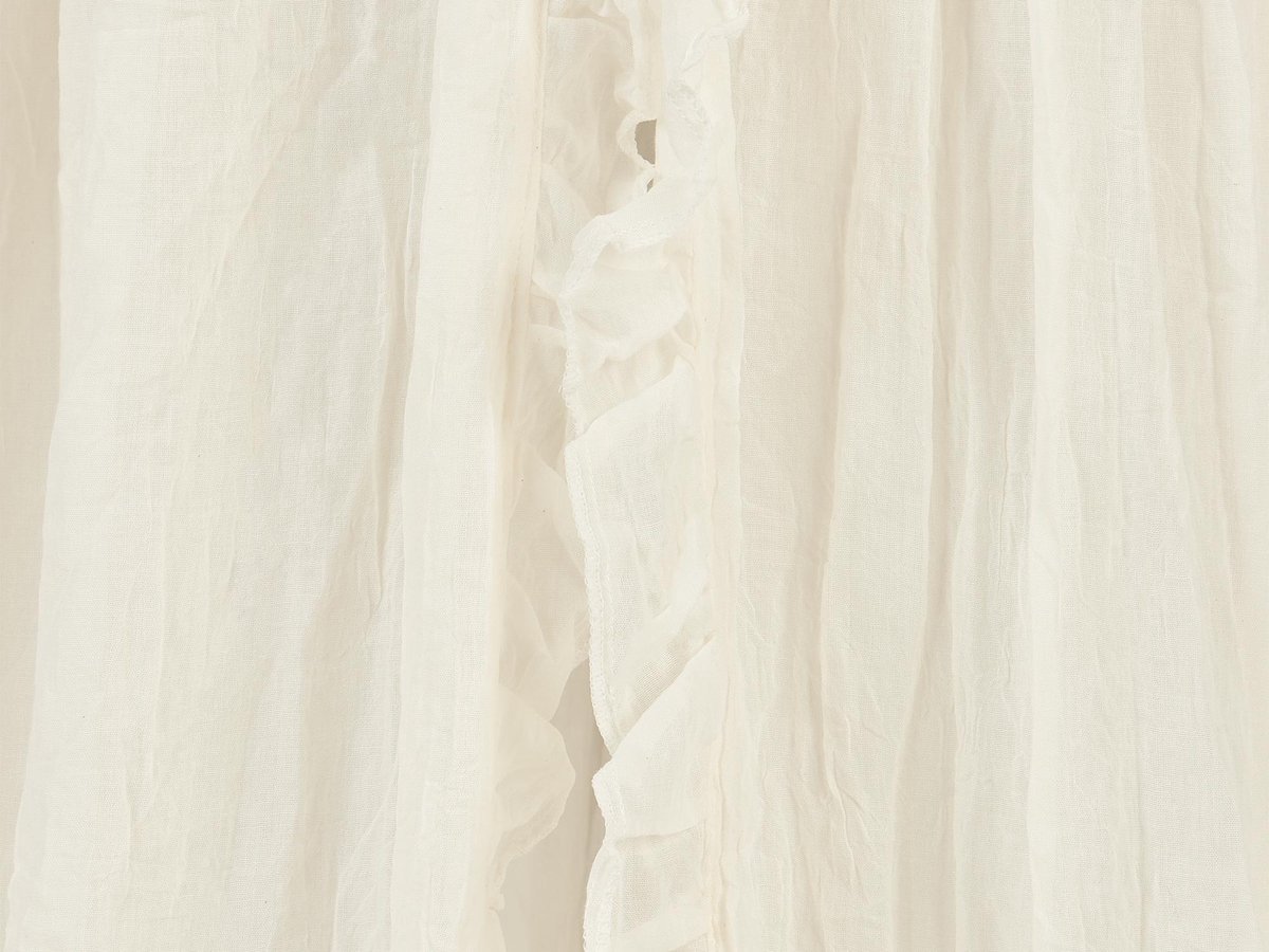 Sluier Vintage 155cm - Ruffle Ivory - afbeelding 3