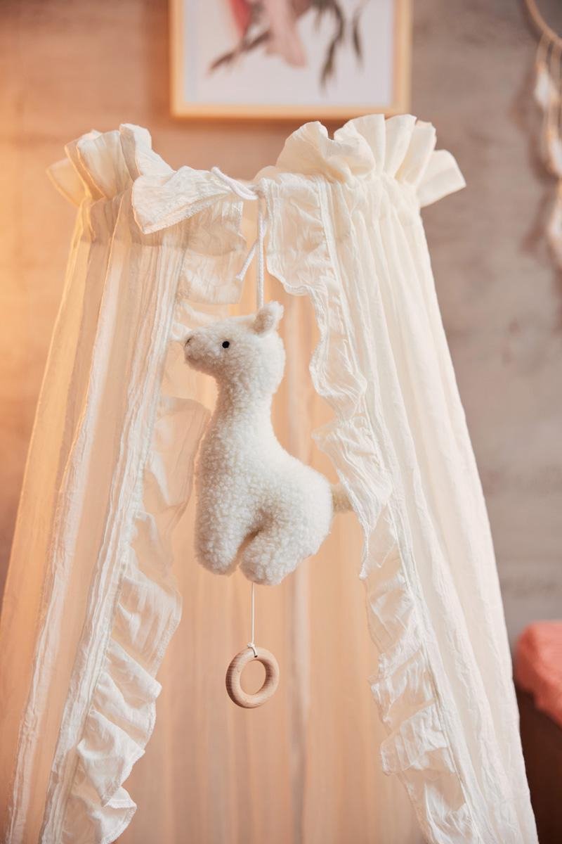 Sluier Vintage 155cm - Ruffle Ivory - afbeelding 2