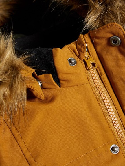 Name it Jongens Winterjas - Bronze Brown - Maat 86