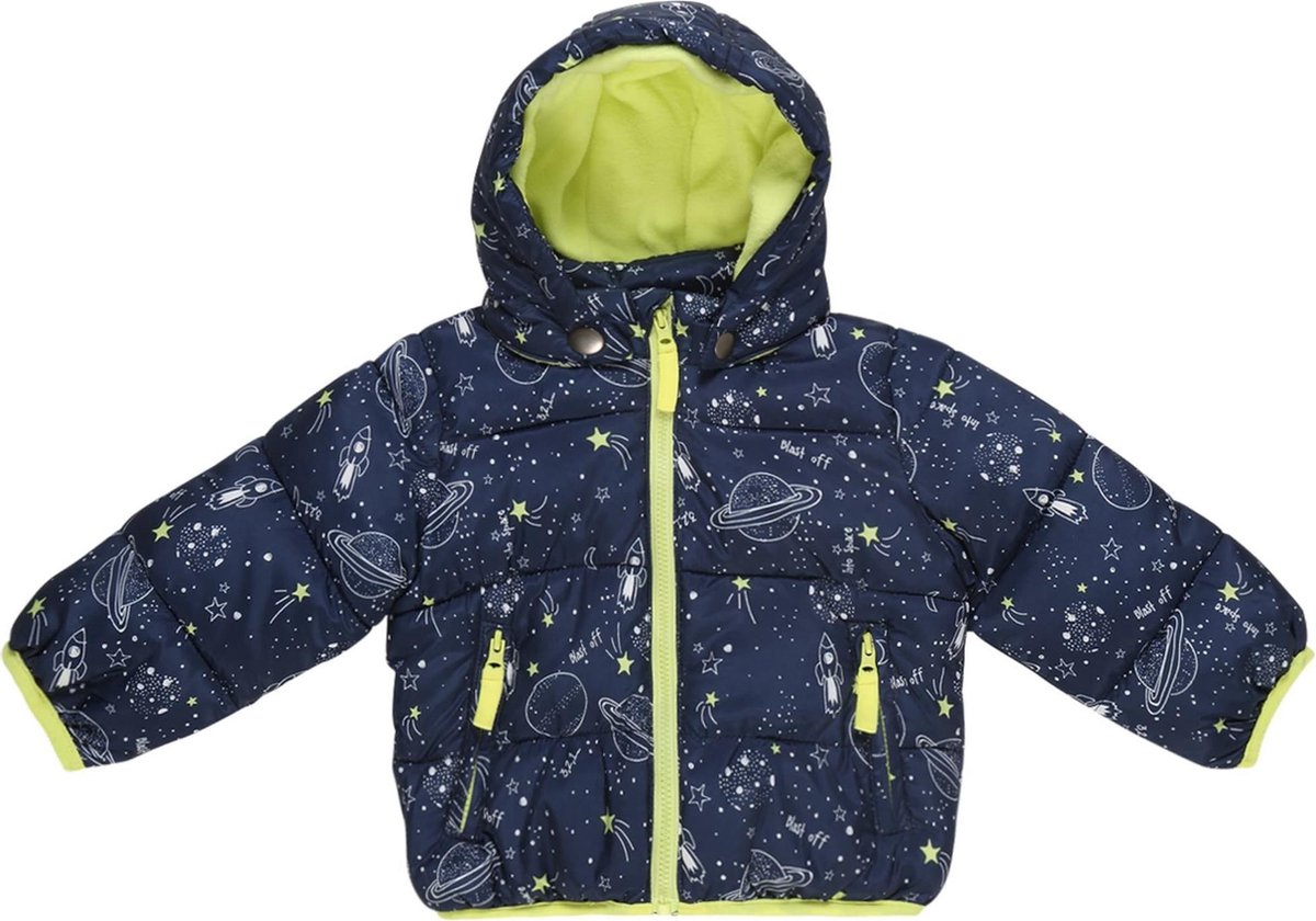 Winterjas - donkerblauw - Maat 80