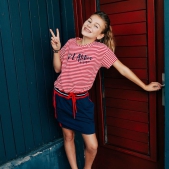 Vingino Jurk Palonne - Red Lollipop - Maat 164