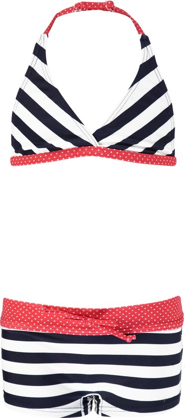 Kiana Halter Bikini - Navy - Maat 140
