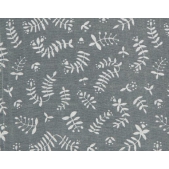 Briljant Baby - Monddoek Botanic Organic - Blauw Grijsl 