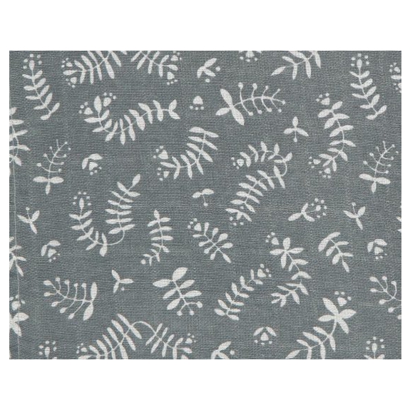 Briljant Baby - Monddoek Botanic Organic - Blauw Grijsl 