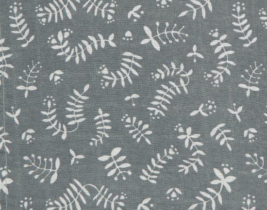 Monddoek Botanic Organic - Blauw Grijs 4pack - afbeelding 2