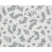 Briljant Baby - Monddoek Botanic Organic - Blauw Grijsl 