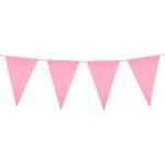 Boland - Roze vlaggenslinger 10 m - Decoratie > Slinger