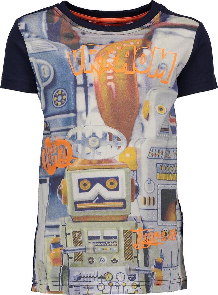 T-shirt - dark blue - Maat 146/152