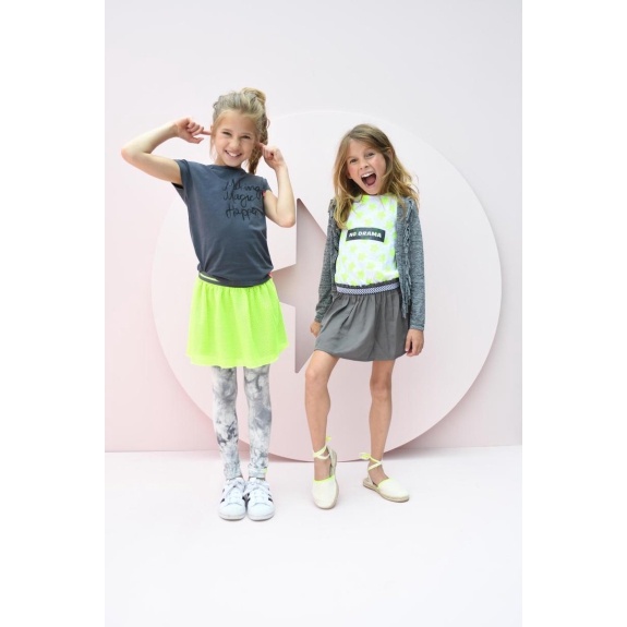 Like Flo Meisjes Rok - lime - Maat 128