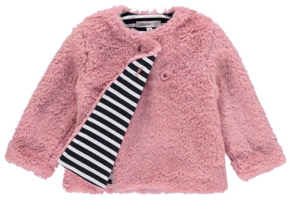 Noppies Vest sweat Vablo - Rose - Maat 68