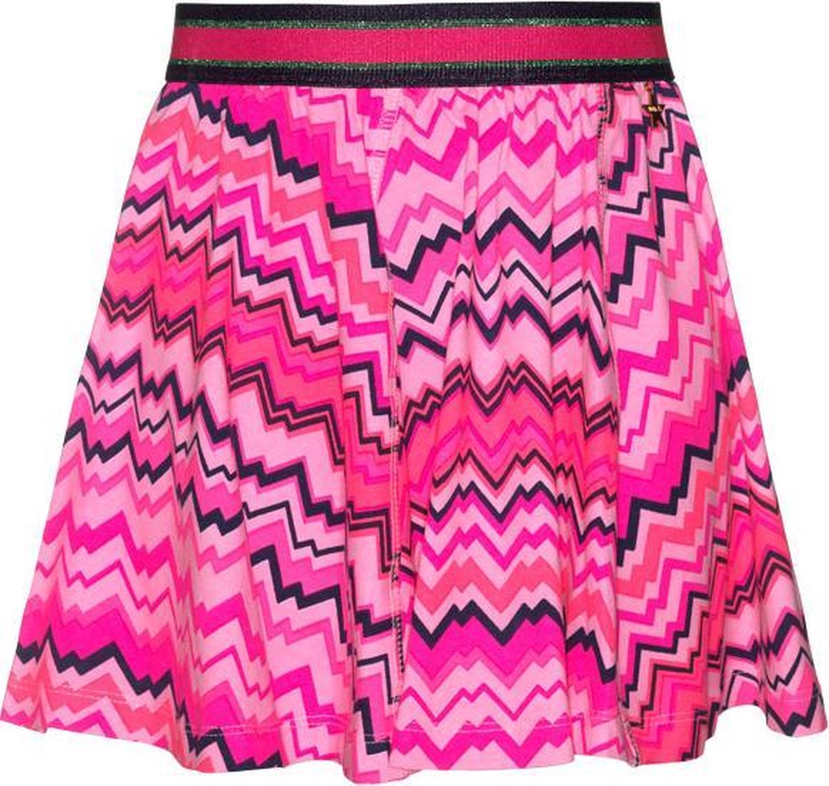 Rok - Roze met multicolor - Maat 92