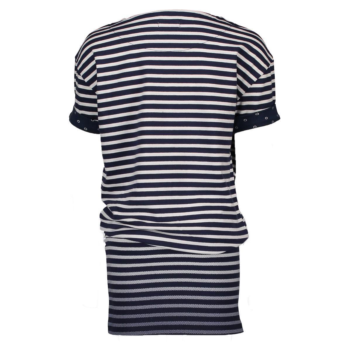Meisjes Jurk - blue melange - Maat 116 - afbeelding 2
