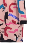 NOP Jurk sweat Wright - Pink - Maat 128