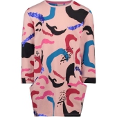 NOP Jurk sweat Wright - Pink - Maat 128