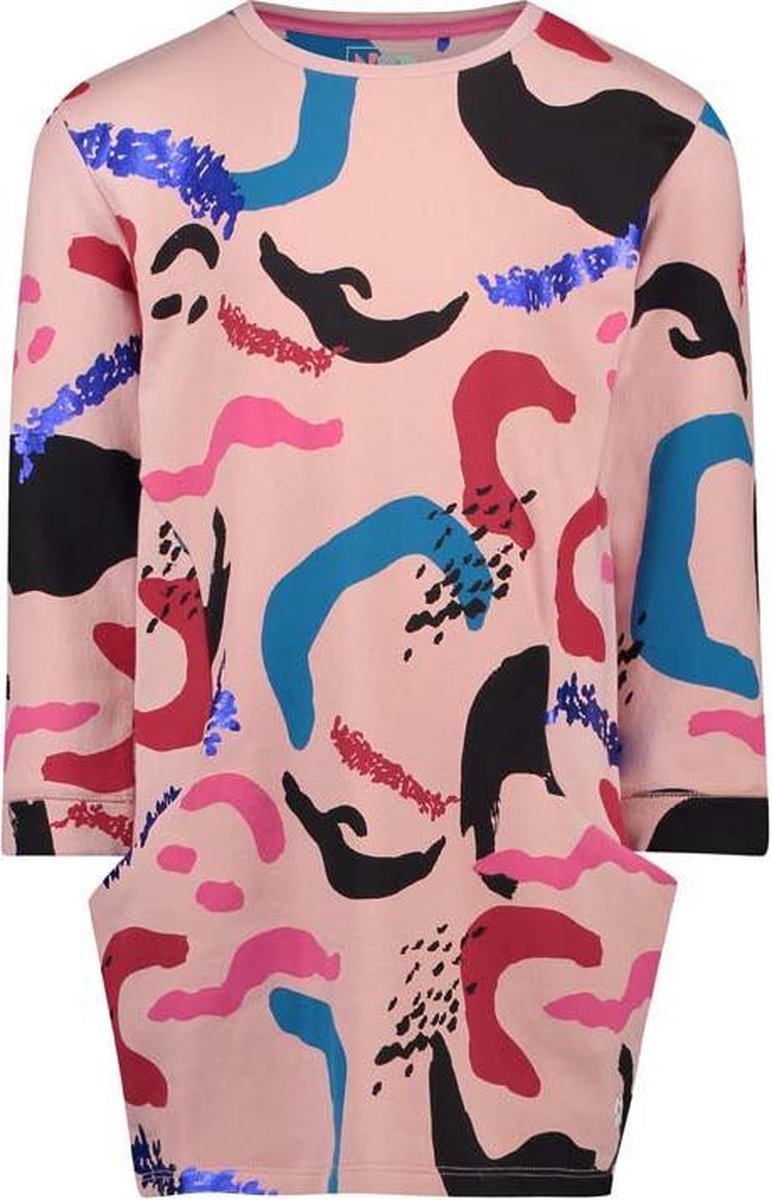 Jurk sweat Wright - Pink - Maat 128