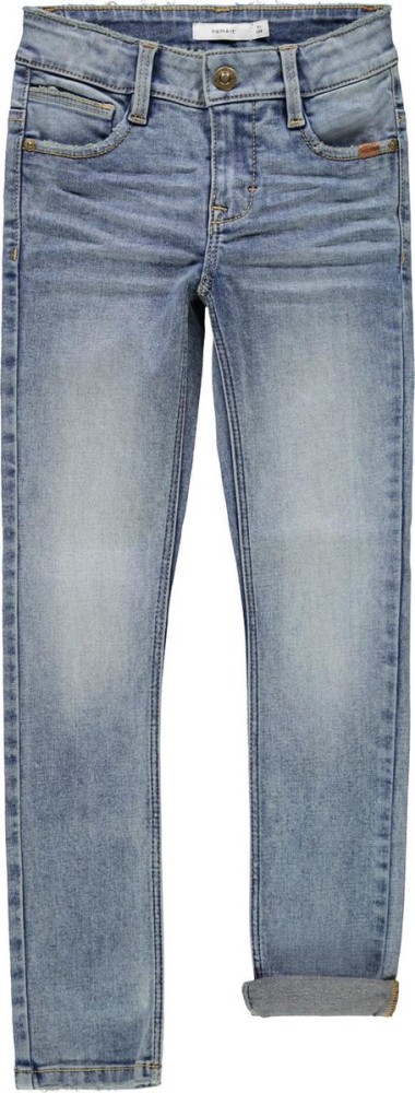 Name it Jongens Jeans - Light Blue Denim - Maat 164 - Babyoutlet