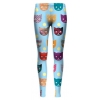 Mr. GUGU & Miss Go Meisjes Legging poes - Maat 164/176