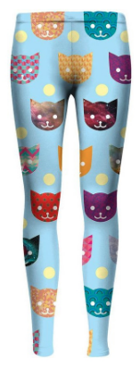 Meisjes Legging poes - Maat 164/176