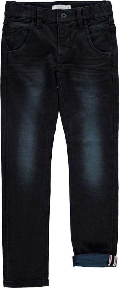 Name it Jongens Broek - BlackD - Maat 158 - Babyoutlet