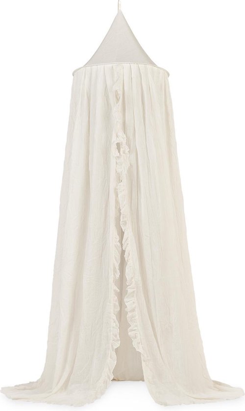 klamboe vintage 245cm - ruffle ivory - afbeelding 5
