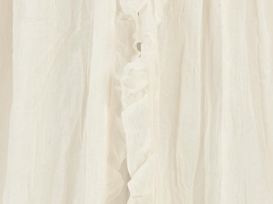 klamboe vintage 245cm - ruffle ivory - afbeelding 3