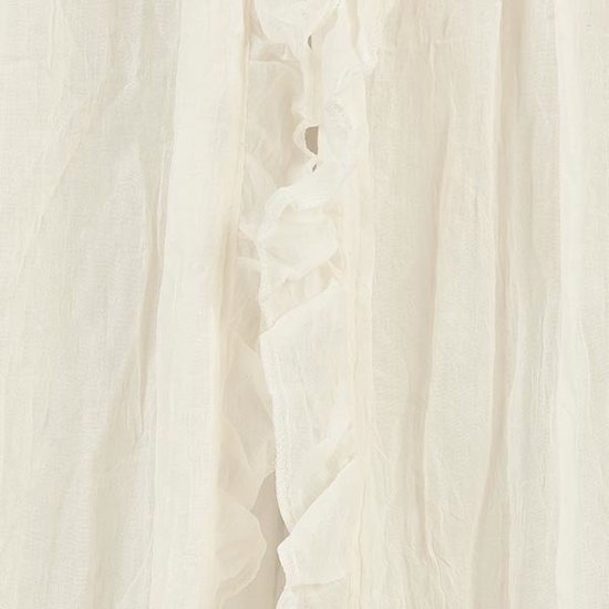 klamboe vintage 245cm - ruffle ivory - afbeelding 2