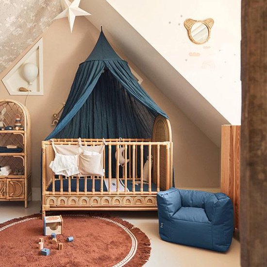 zitzak - kinderzetel Jeans blue - afbeelding 4