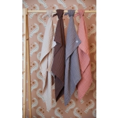 Jollein Ledikant Deken Wrinkled 120x120cm - Chestnut