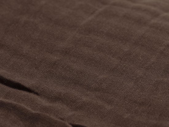 Ledikantdeken Wrinkled 120x120cm - Chestnut - afbeelding 3