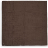 Jollein Ledikant Deken Wrinkled 120x120cm - Chestnut