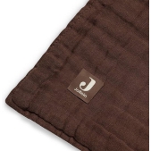 Jollein Ledikant Deken Wrinkled 120x120cm - Chestnut