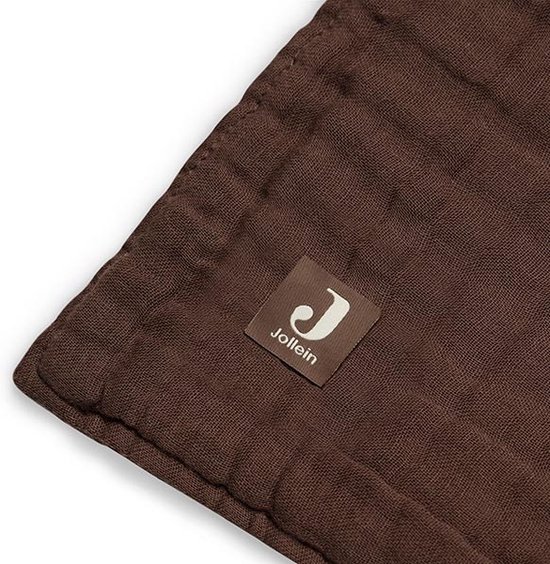 Ledikantdeken Wrinkled 120x120cm - Chestnut - afbeelding 8