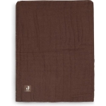 Ledikantdeken Wrinkled 120x120cm - Chestnut