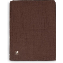 Jollein Ledikantdeken Wrinkled 120x120cm - Chestnut