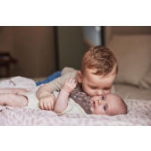 Jollein Slabbetje Bandana - Meadow - Chestnut - 2 Stuks