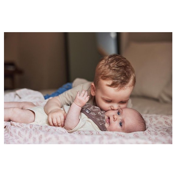 Jollein Slabbetje Bandana - Meadow - Chestnut - 2 Stuks