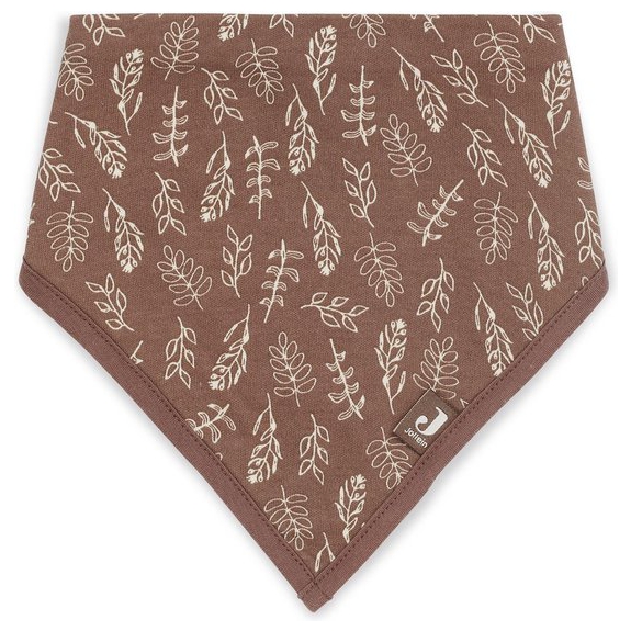 Jollein Slabbetje Bandana - Meadow - Chestnut - 2 Stuks