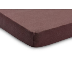 Jollein Hoeslaken Wieg Jersey 40x80/90cm - Chestnut
