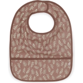 Jollein Slabbetje Waterproof - Meadow - Chestnut - 2 Stu