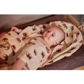 Jollein Aankleedkussenhoes Spring Knit 50x70cm - Chestnu