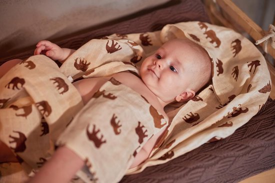 Aankleedkussenhoes Spring Knit 50x70cm - Chestnut - afbeelding 2