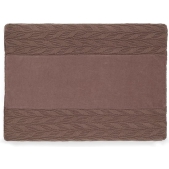 Jollein Aankleedkussenhoes Spring Knit 50x70cm - Chestnu