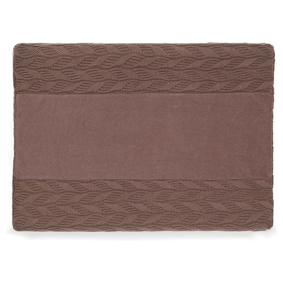 Jollein Aankleedkussenhoes Spring Knit 50x70cm - Chestnu