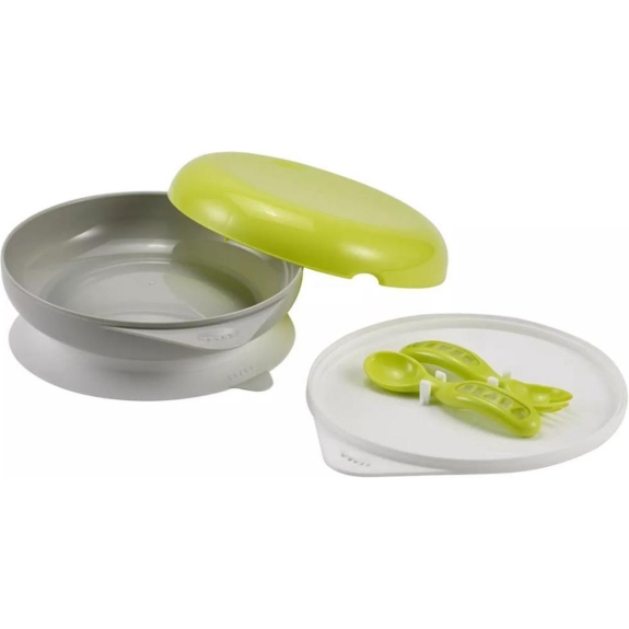 Béaba Warmhoudbord /Bento Box Ellipse Neon