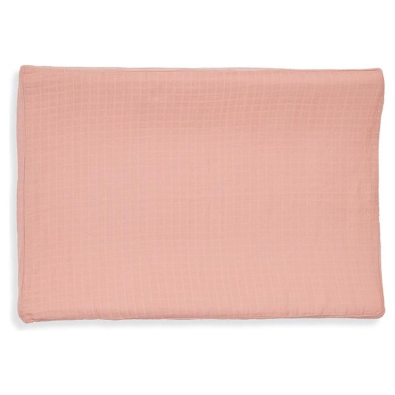 Jollein Aankleedkussenhoes Wrinkled 50x70cm - Rosewood