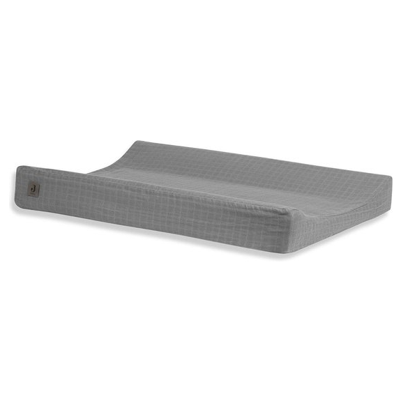 Jollein Aankleedkussenhoes Wrinkled 50x70cm - Storm Grey