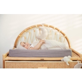 Jollein Aankleedkussenhoes Wrinkled 50x70cm - Storm Grey