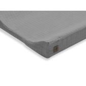 Jollein Aankleedkussenhoes Wrinkled 50x70cm - Storm Grey