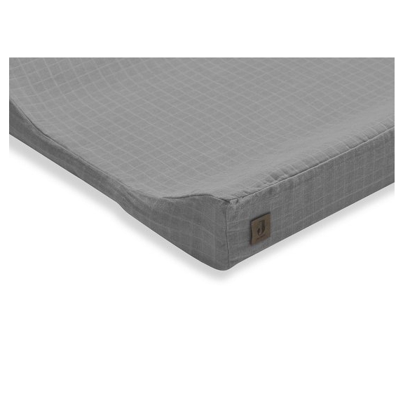 Jollein Aankleedkussenhoes Wrinkled 50x70cm - Storm Grey