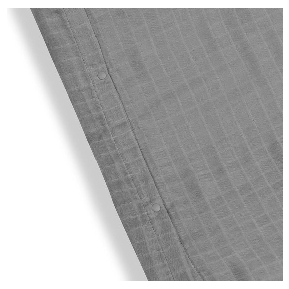 Jollein Aankleedkussenhoes Wrinkled 50x70cm - Storm Grey